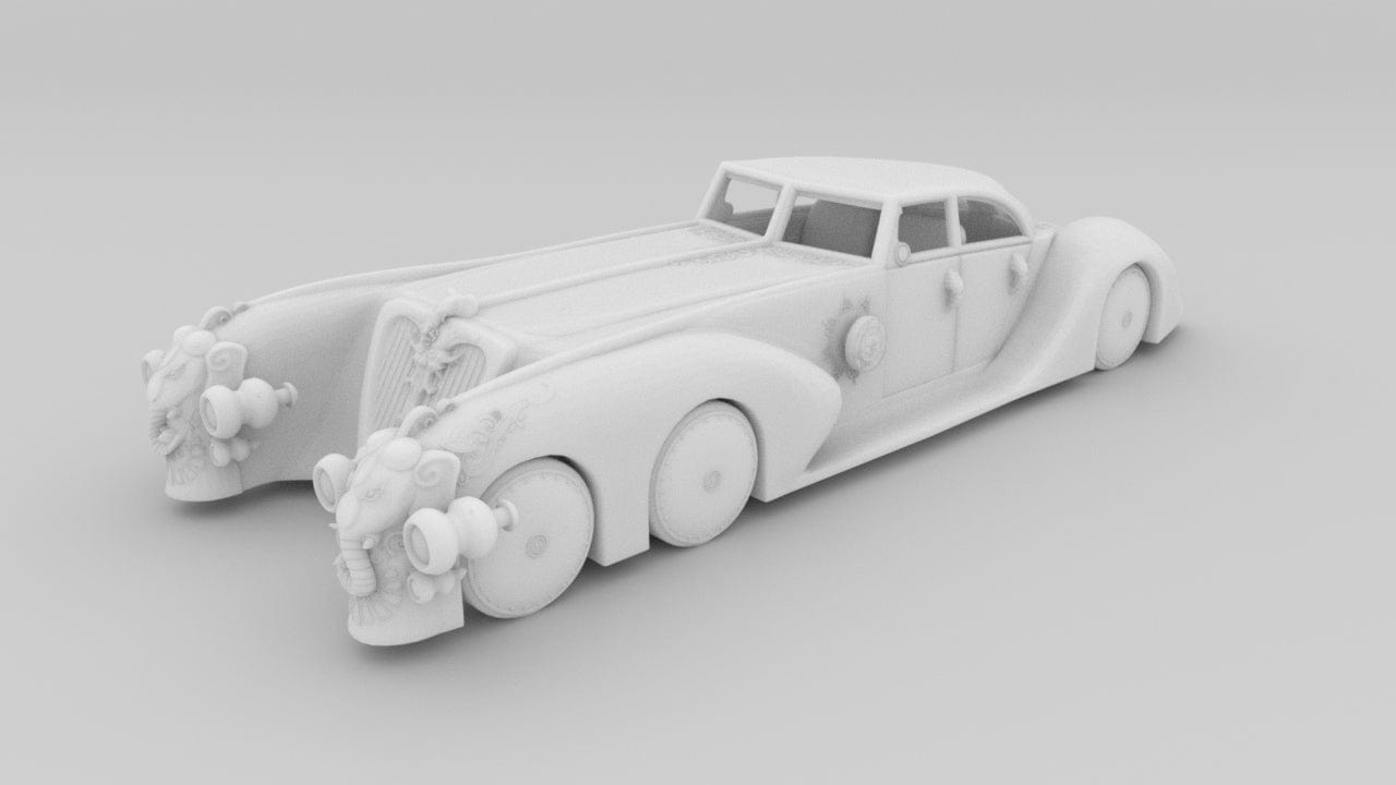 Distefan 3D Prints: Nemo Car (1/87) - League of Gentlemen