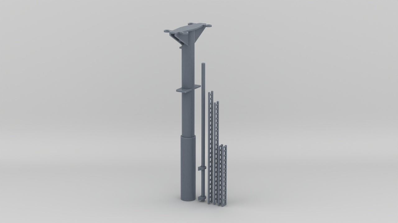 1/87 US Liberty-class Aft Mast - distefan 3d print