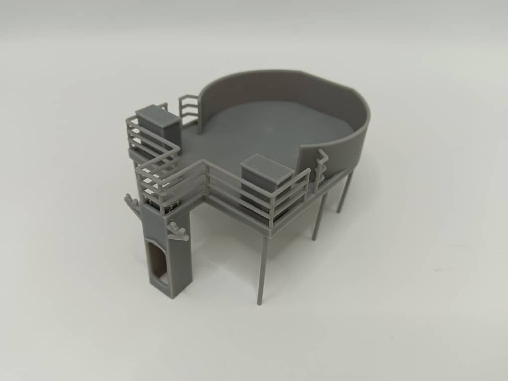1/87 US Liberty-class Bow Gun Platform - distefan 3d print