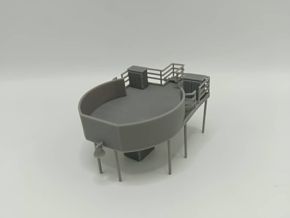 1/87 US Liberty-class Bow Gun Platform - distefan 3d print