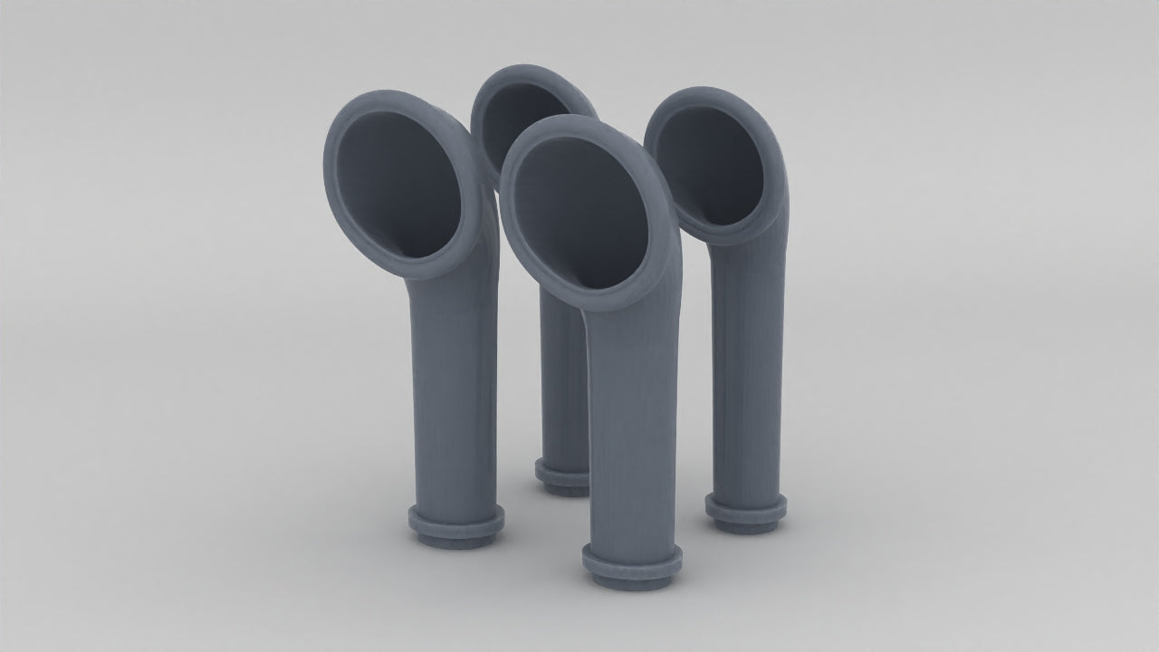 1/87 US Liberty-class Bridge Deck Cowl Vent Set (4pcs) - distefan 3d print