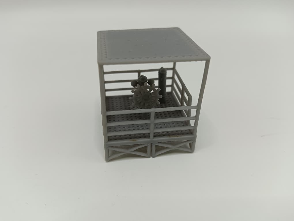 1/87 US Liberty-class Bridge Deck Wheelhouse - distefan 3d print