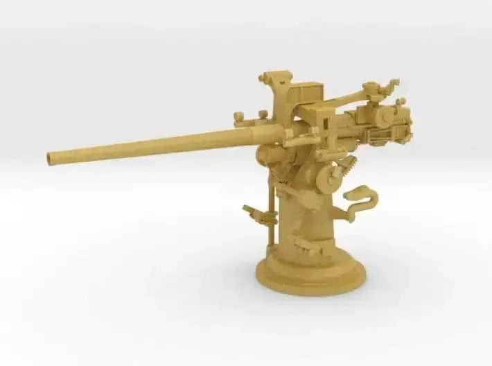 1/87 USN 3 inch 50 cal USN deck mount - distefan 3d print