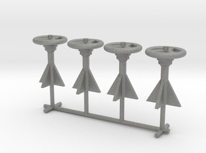 1/87 USN Control Wheels Set - distefan 3d print