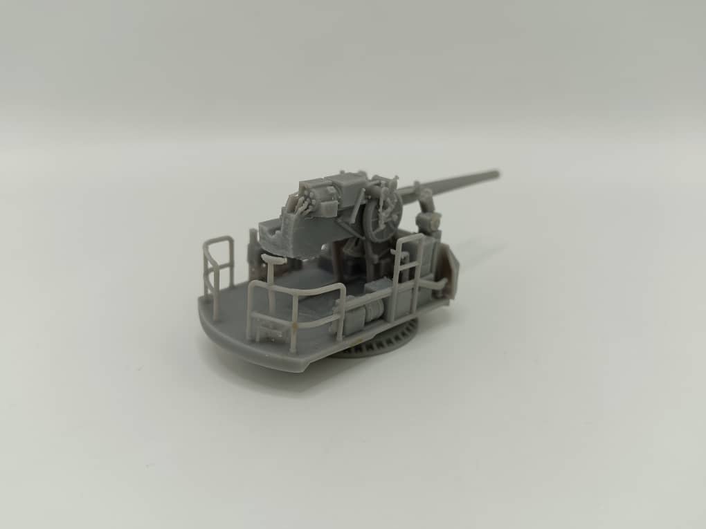 1/87 USN Single 5-inch (127 mm) 38 Cal. Gun - distefan 3d print