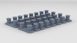 1/87 USS Iowa BB-61 Bollards Set (16pcs)
