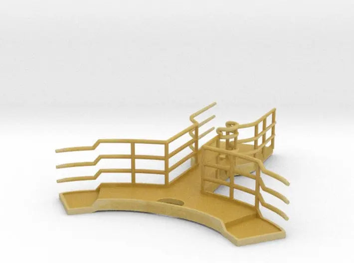 1/96 Bismarck admirals bridge foremast platform - distefan 3d print