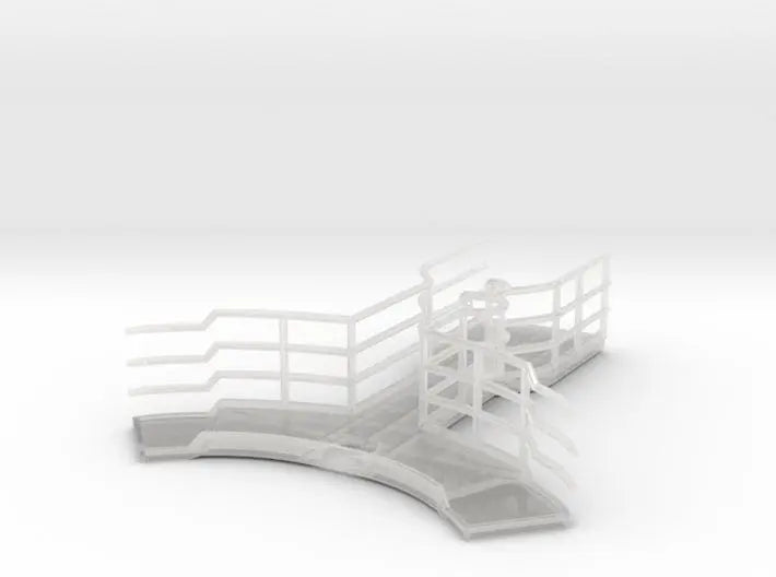 1/96 Bismarck admirals bridge foremast platform - distefan 3d print
