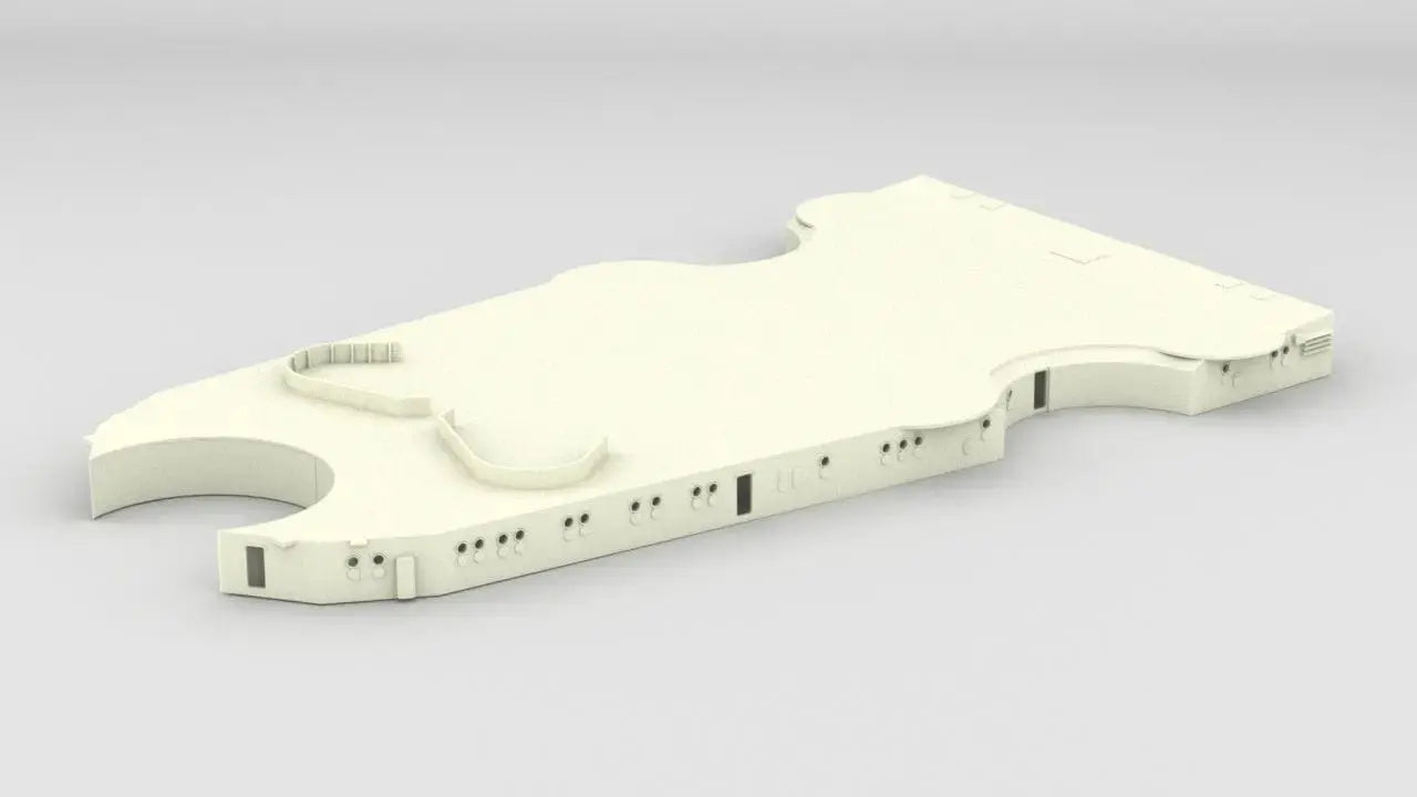 1/72 DKM Bismarck Aft Deck 1 - distefan 3d print