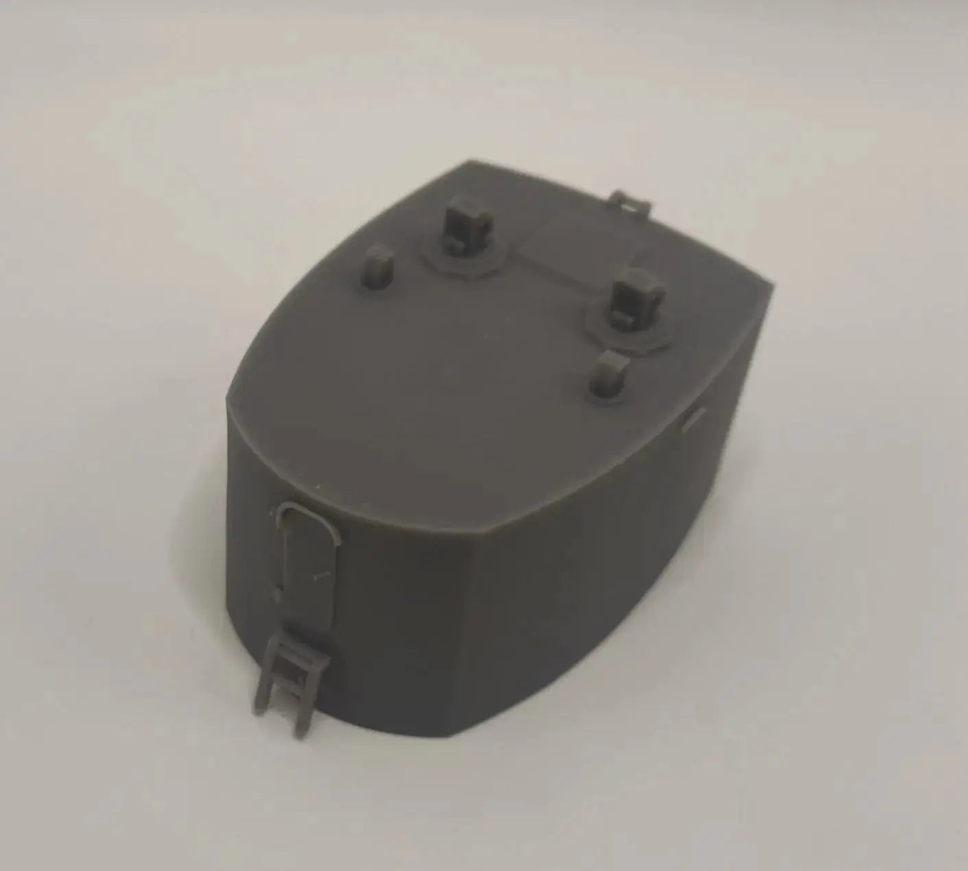 1/96 DKM Bismarck Aft Housing 10.5m RF w/ Mast - distefan 3d print