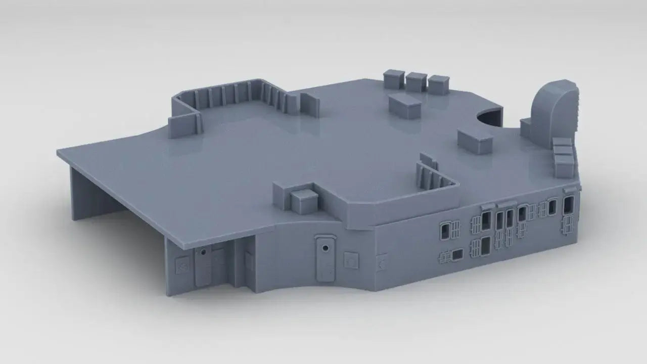 1/144 DKM Bismarck Aft Deck 2 - distefan 3d print