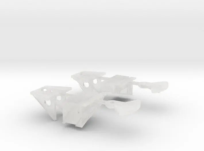1/96 DKM Bismarck bridge wing wall vonnections set