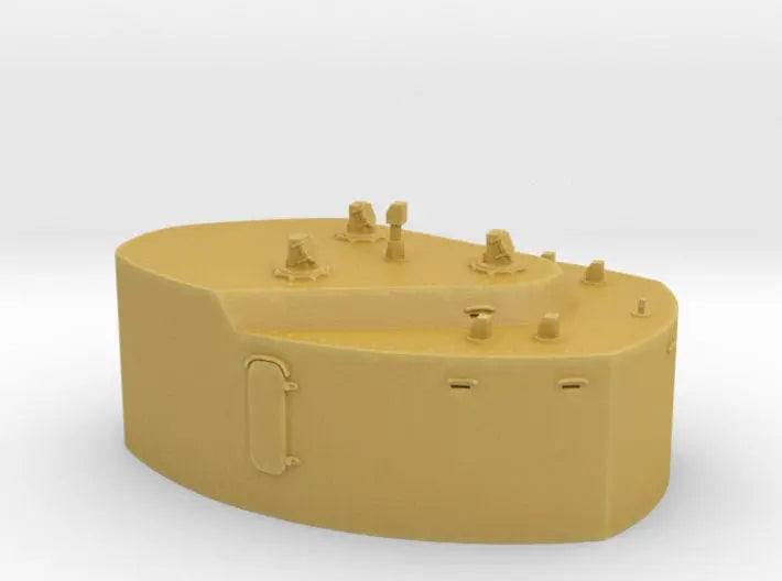 1/96 DKM Bismarck cabin for 7m rangefinder - distefan 3d print
