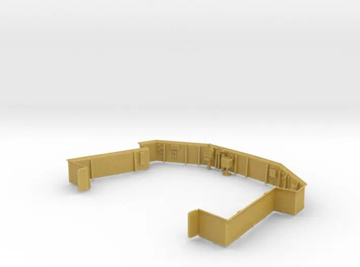 1/96 DKM Bismarck lower mast deck part 1 - distefan 3d print