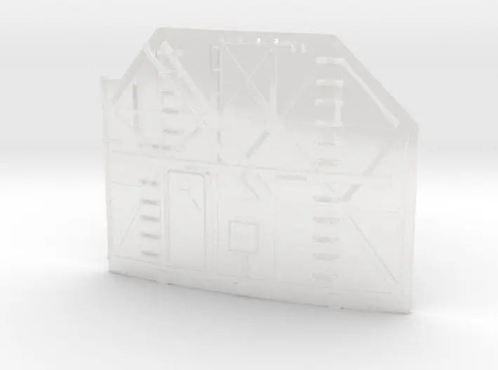 1/96 DKM Bismarck plane aft hangar door - distefan 3d print