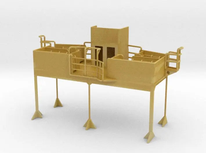 1/96 DKM Bismarck signal flag platform - distefan 3d print