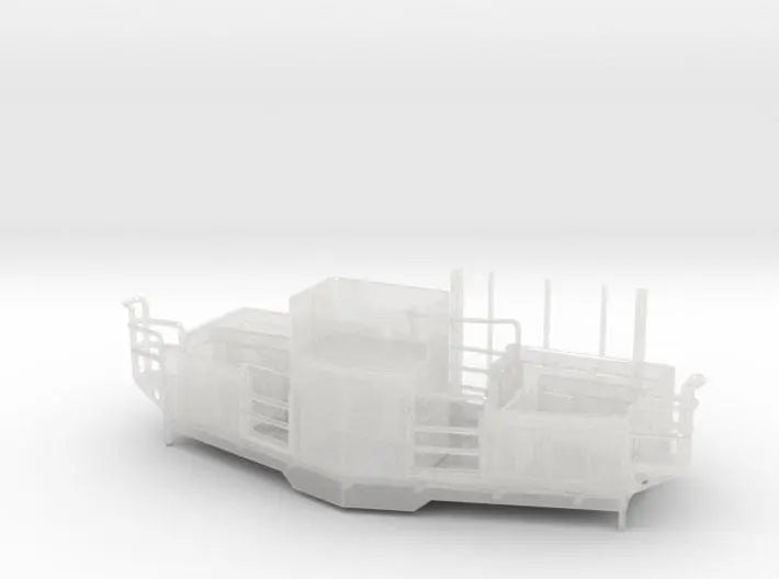 1/96 DKM Bismarck signal flag platform - distefan 3d print