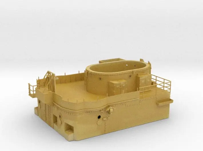 1/96 DKM Bismarck upper mast deck - distefan 3d print