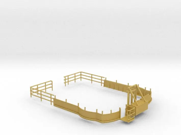 1/96 DKM Bismarck upper mast deck part 2 - distefan 3d print