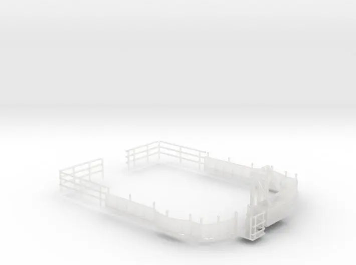 1/96 DKM Bismarck upper mast deck part 2 - distefan 3d print