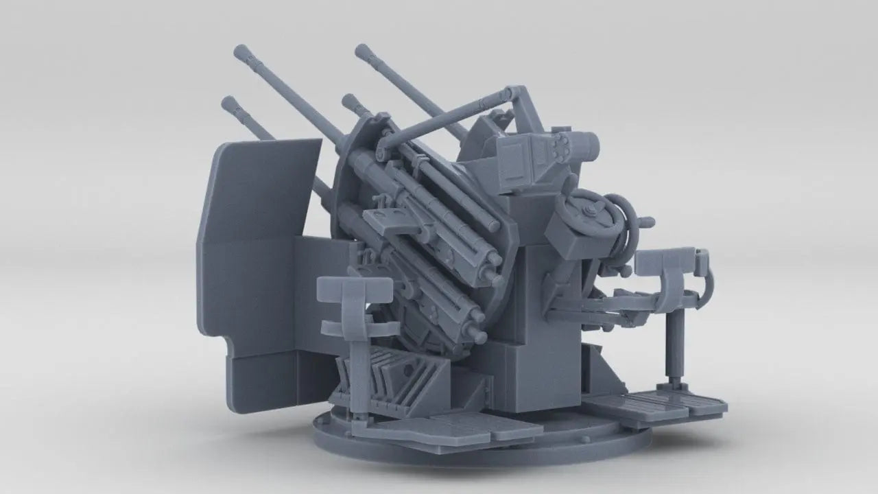 1/96 DKM Flak 20mm-MG-C/38 Quadruple - distefan 3d print