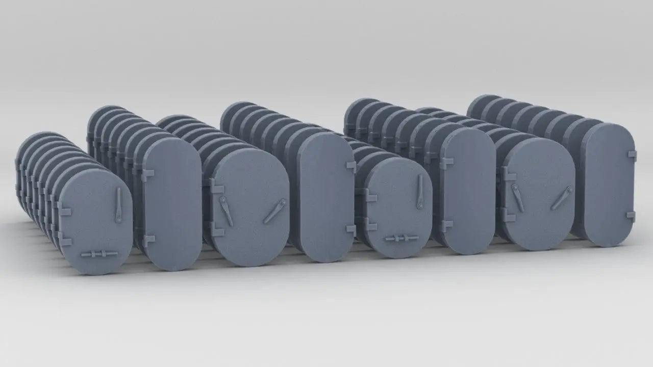 1/96 DKM Side Scuttles Set (64pcs) - distefan 3d print