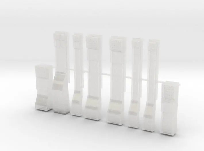 1/96 DKM aft turret vents set - distefan 3d print