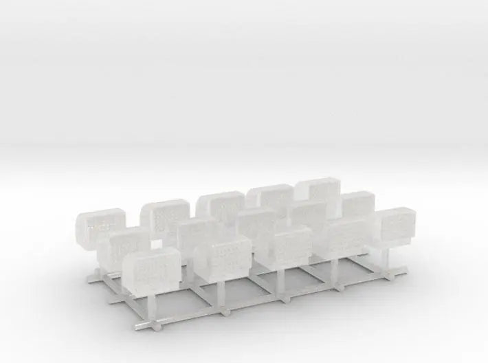 1/96 DKM ventilation side set 15pcs - distefan 3d print
