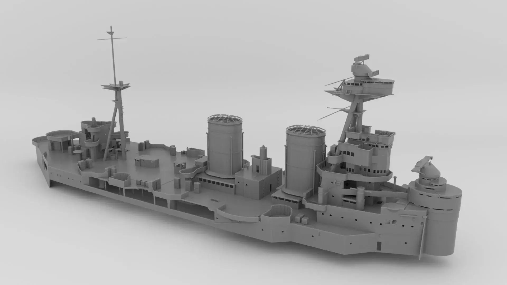 1/128 HMS Hood Battlecruiser Set 3dspro