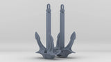 1/96 IJN Anchor Main 15 Tons Set (2pcs)