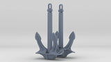 1/96 IJN Anchor Main 8.5 Ton Set (2pcs)