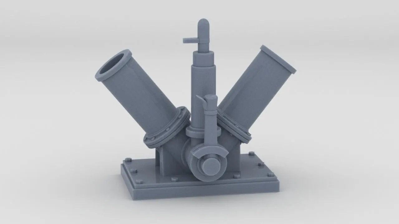 1/96 IJN Y-Gun Unloaded - distefan 3d print