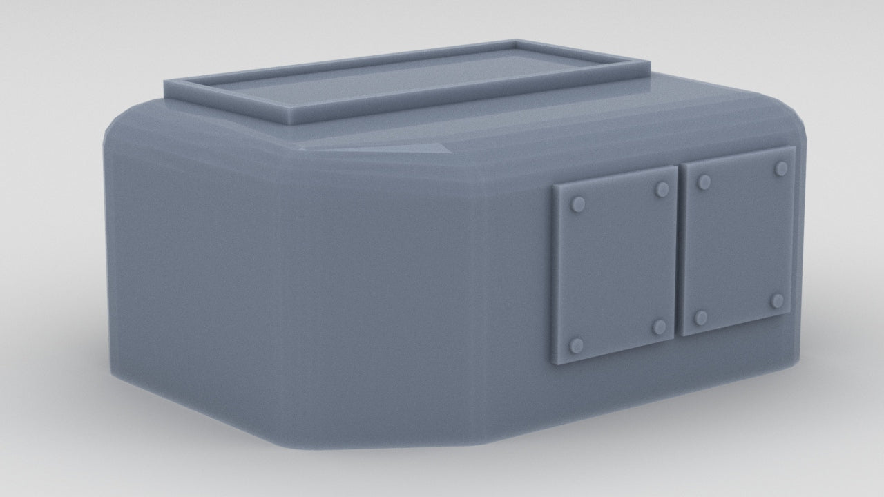 1/96 IJN Yamato Aft Deck Ventilator - distefan 3d print