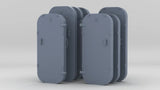 1/96 US Fletcher Aft Deck 1 Doors Set (7pcs)