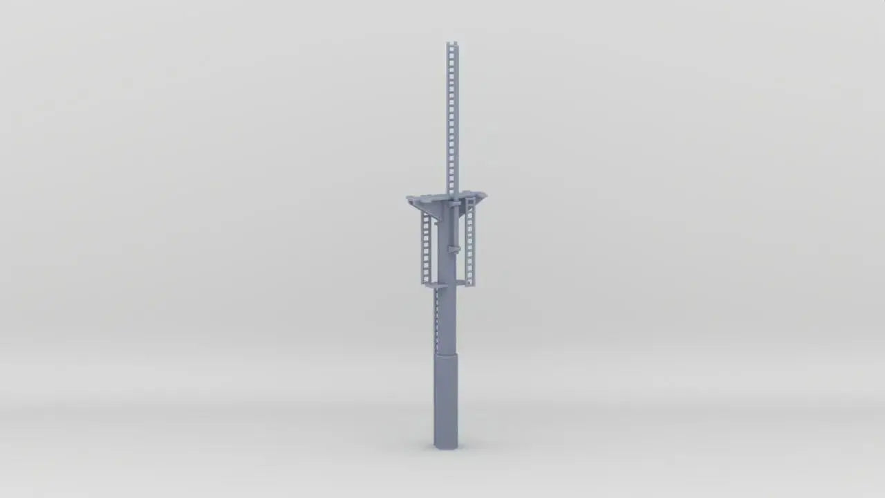 1/96 US Liberty-class Aft Mast - distefan 3d print