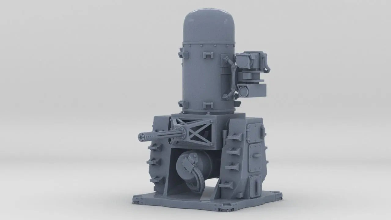 1/96 US Phalanx CIWS w/o Storage Lockers - distefan 3d print