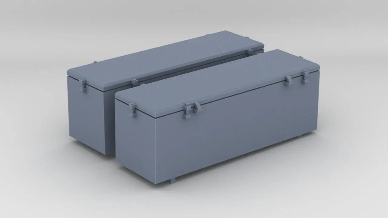 1/96 USN 20mm Ammo Box Set (2pcs) - distefan 3d print