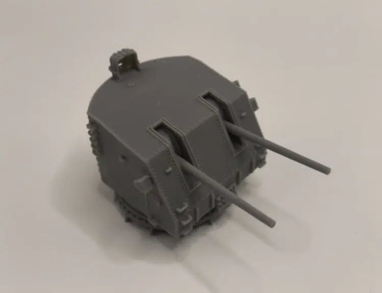 1/96 USN 5"/38 Cal. Mk.38 Twin Mount Set - distefan 3d print