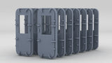 1/96 USN 8 Dog Door w/ Window Set (14pcs)