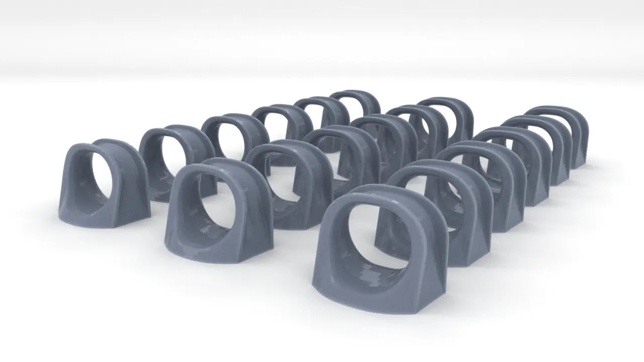 1/96 USN Fairlead Towing Chock Set 18pcs Resin3Dinteractive