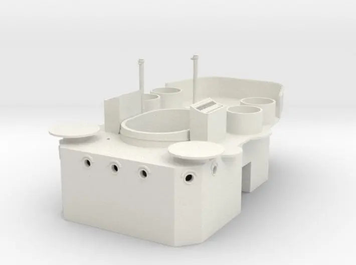 1/96 USN Indianapolis Aft Structure Deck 3 - distefan 3d print