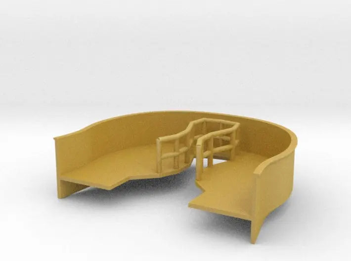 1/96 USN Iowa Class bow 20mm platform - distefan 3d print