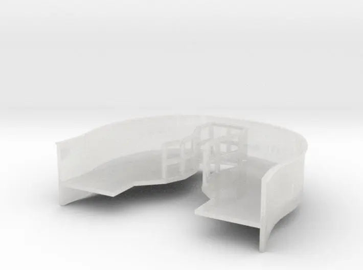 1/96 USN Iowa Class bow 20mm platform - distefan 3d print