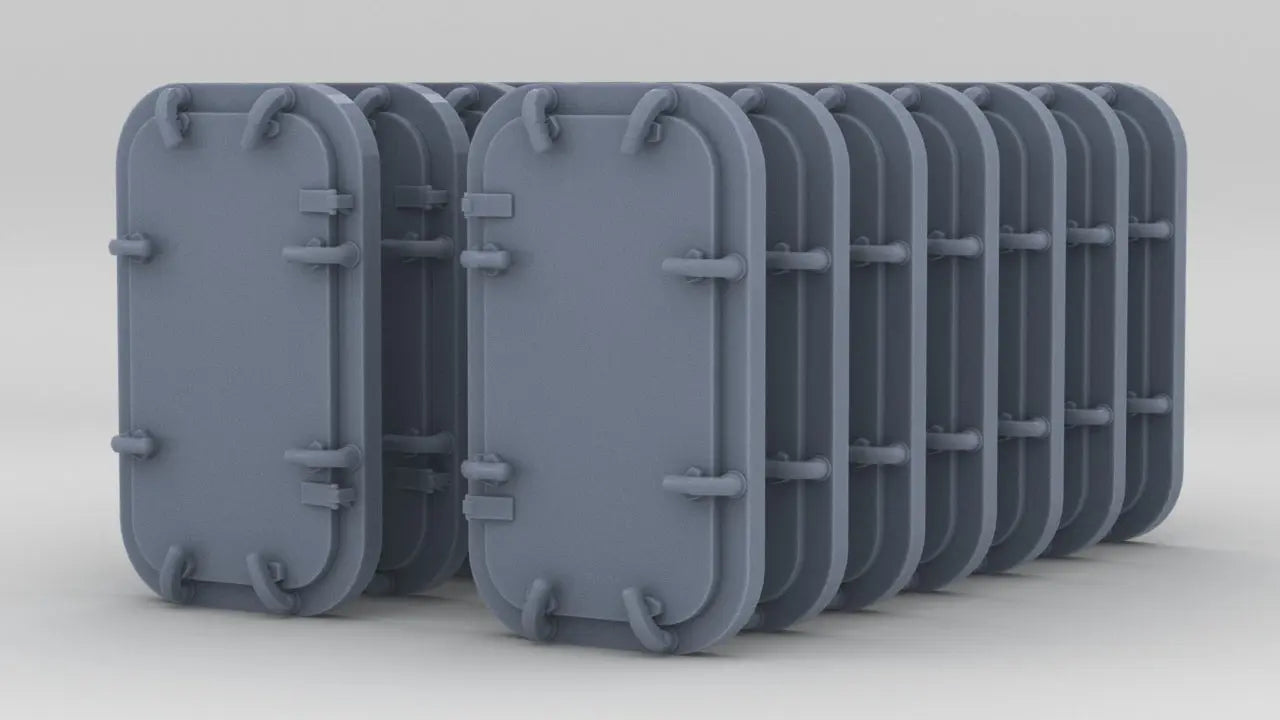 1/96 USN Small 8 Dog Door Set (14pcs) Resin3Dinteractive
