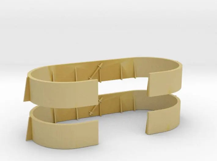 1/96 USN South Dakota bow 20mm tub 5 set - distefan 3d print