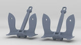 1/96 USN Stockless (6.000 lb.) Set (2pcs)