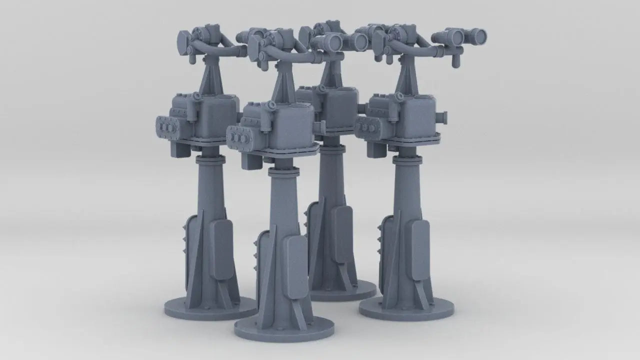 1/96 USN Target Transmitter (Designator) Set (4pcs) - distefan 3d print