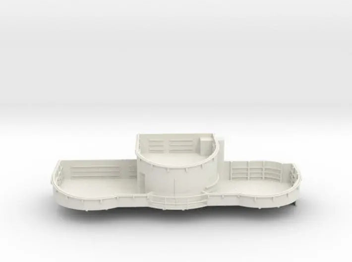 1/96 USN amidship 4th deck Bofors bofors tub port - distefan 3d print