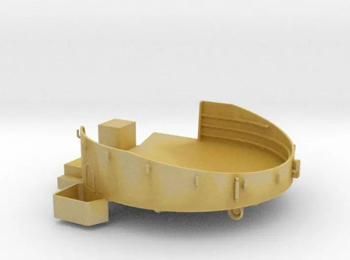 1/96 USN midship 4st deck 40mm gun tub port - distefan 3d print