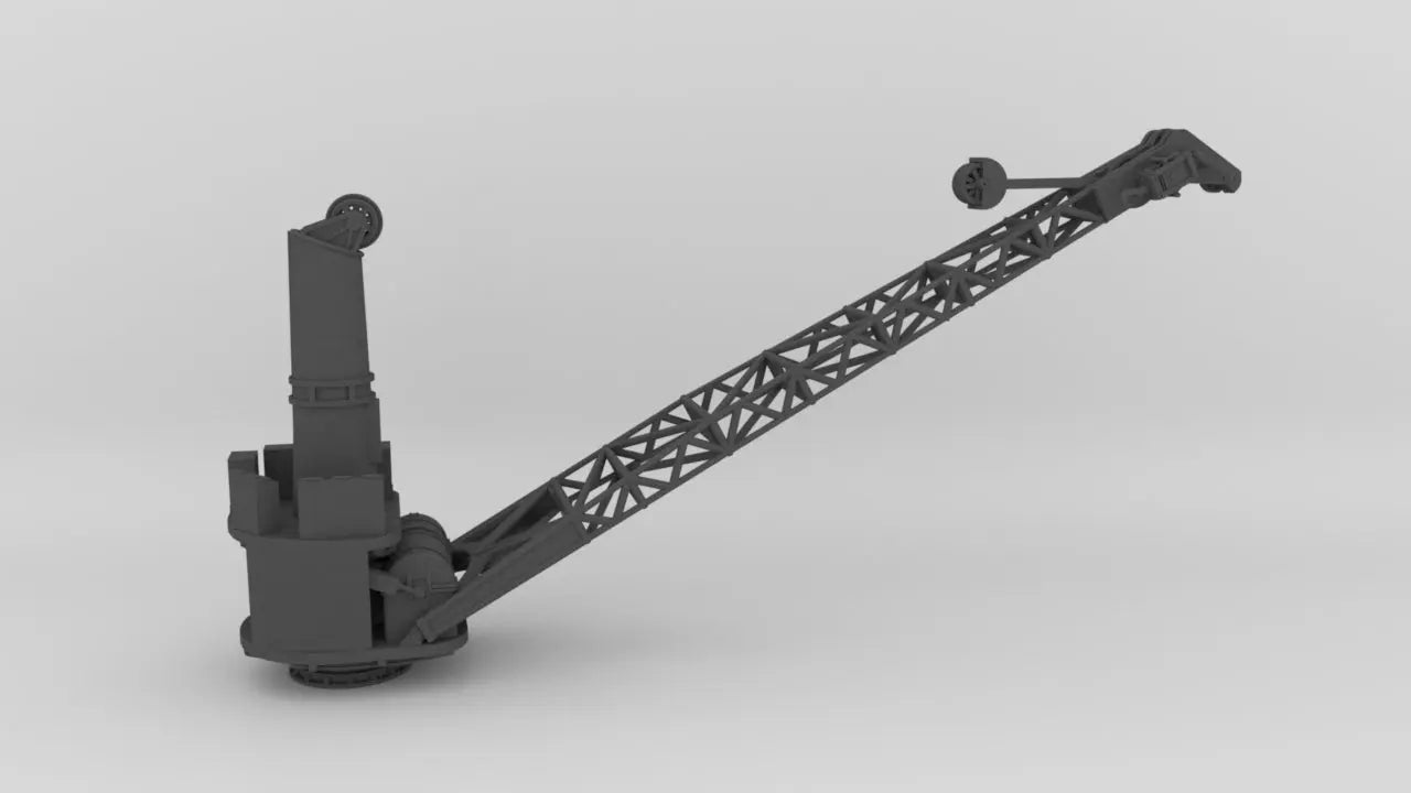 1/96 USS BB59 Boat Crane 3dspro
